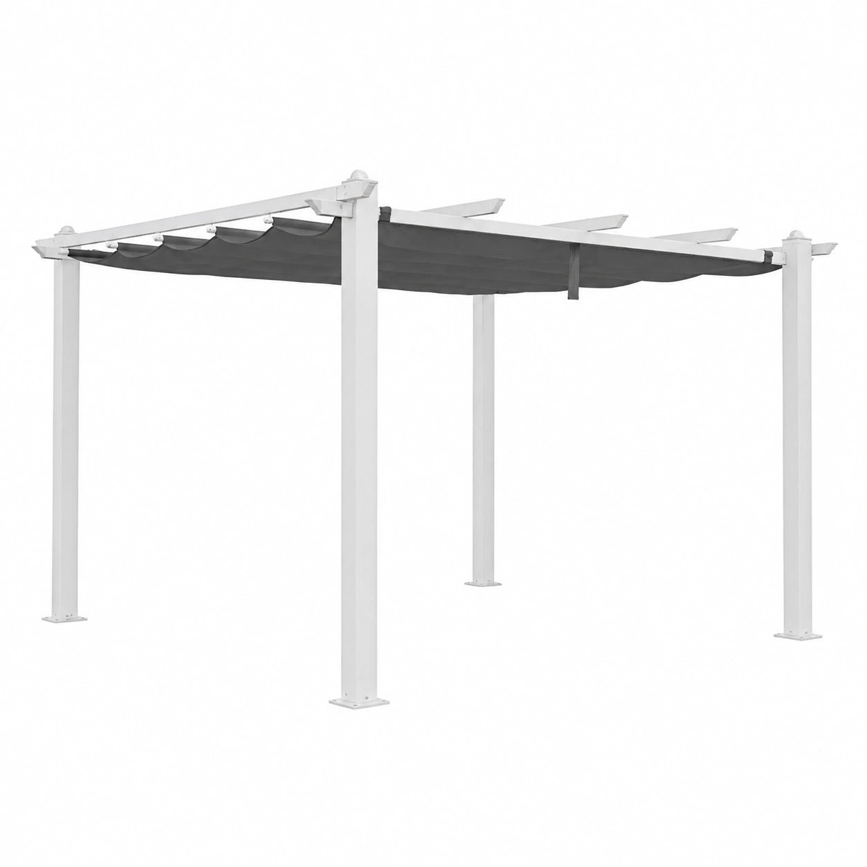 Structure d’ombrage, coloris gris, pour la terrasse ou le jardin