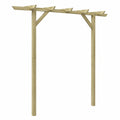 Structure d’ombrage, 200 x 40 x 205 cm, pour la terrasse ou le jardin