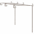 Arche de jardin, coloris marron, pour le jardin