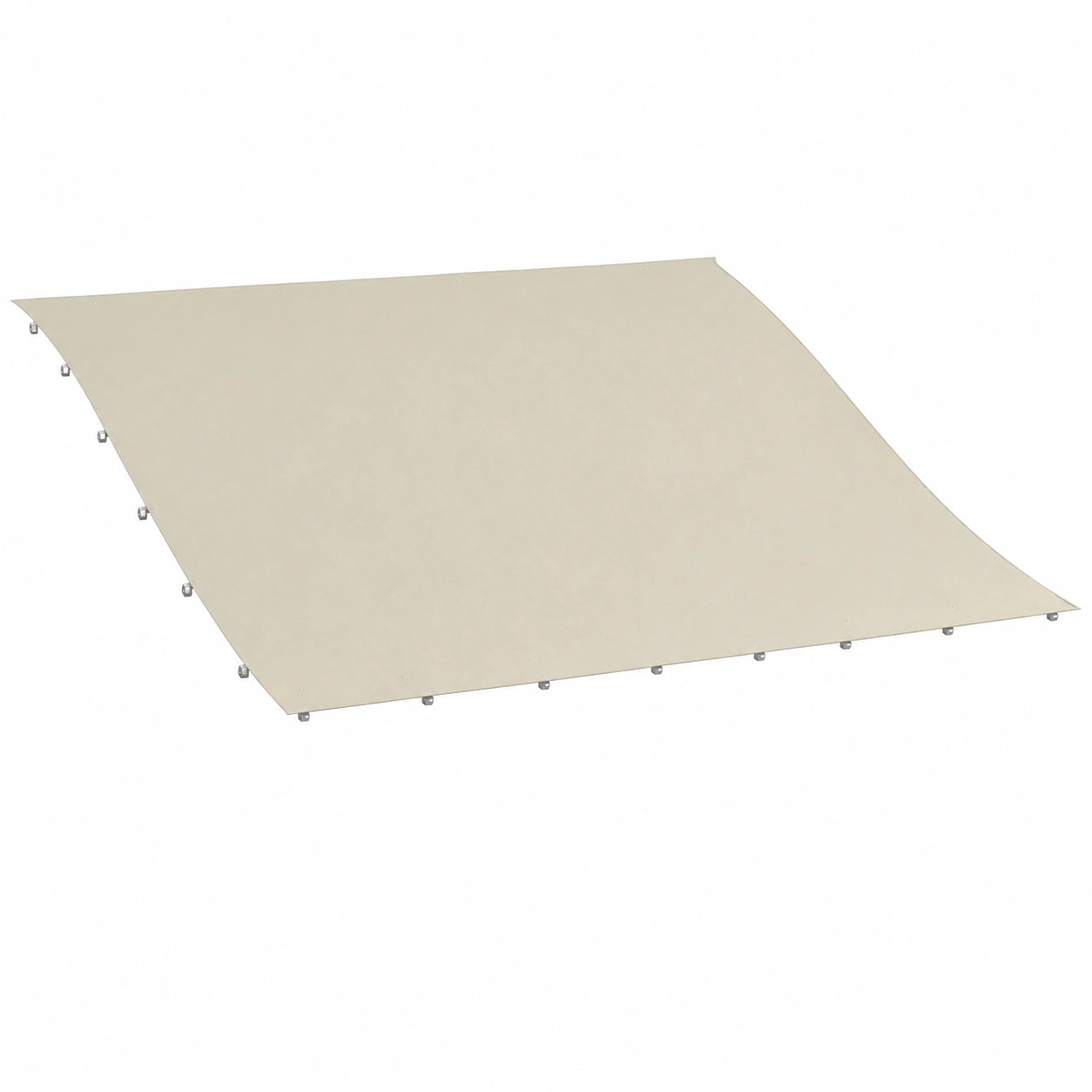 Structure d’ombrage, avec housse, avec crochets, 297 x 243 cm, coloris beige, pour la terrasse ou le jardin