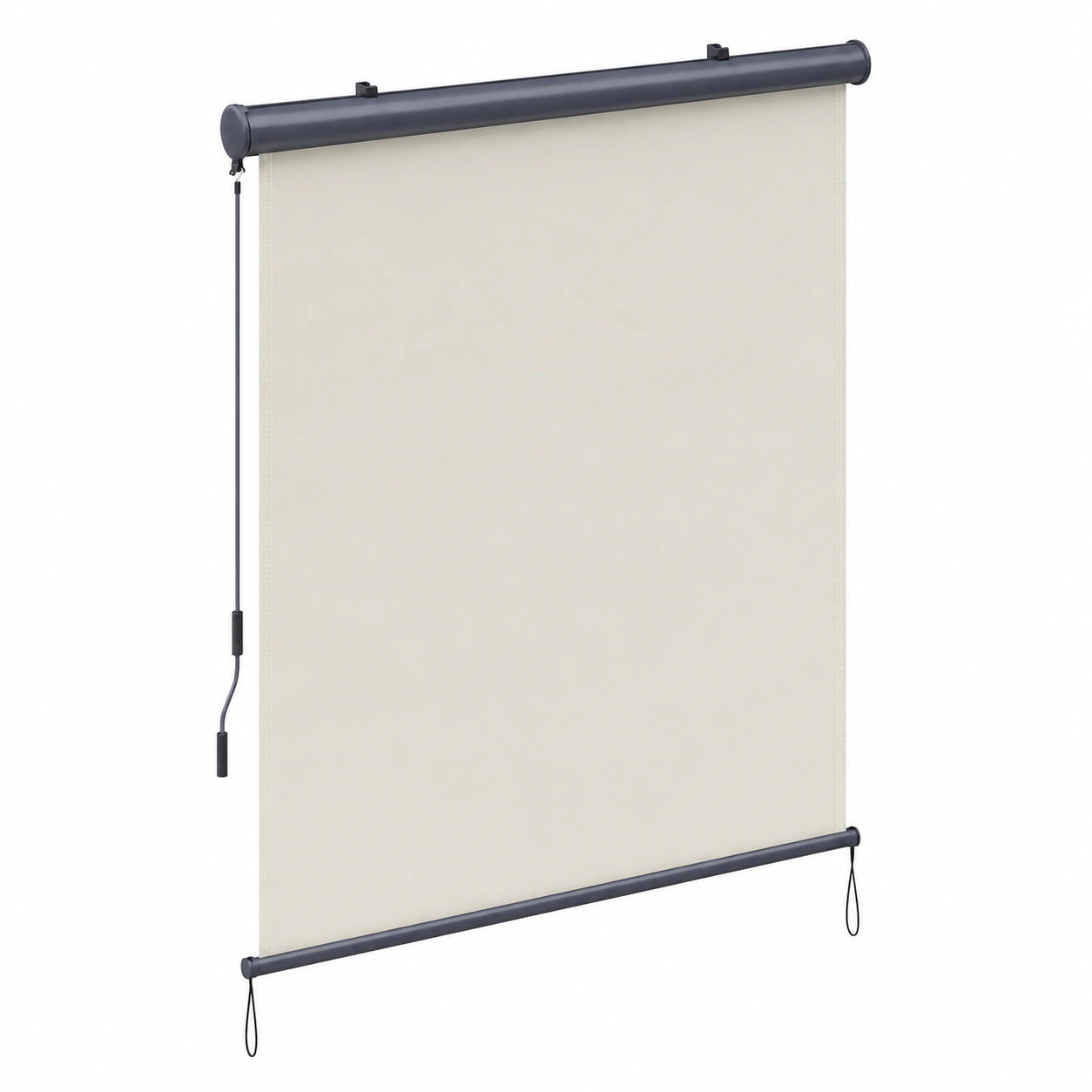 Store extérieur, coloris beige, pour le balcon ou la terrasse