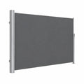 Store extérieur, en aluminium, solaire, extensible, coloris anthracite, 200 x 350 cm, pour le balcon ou la terrasse