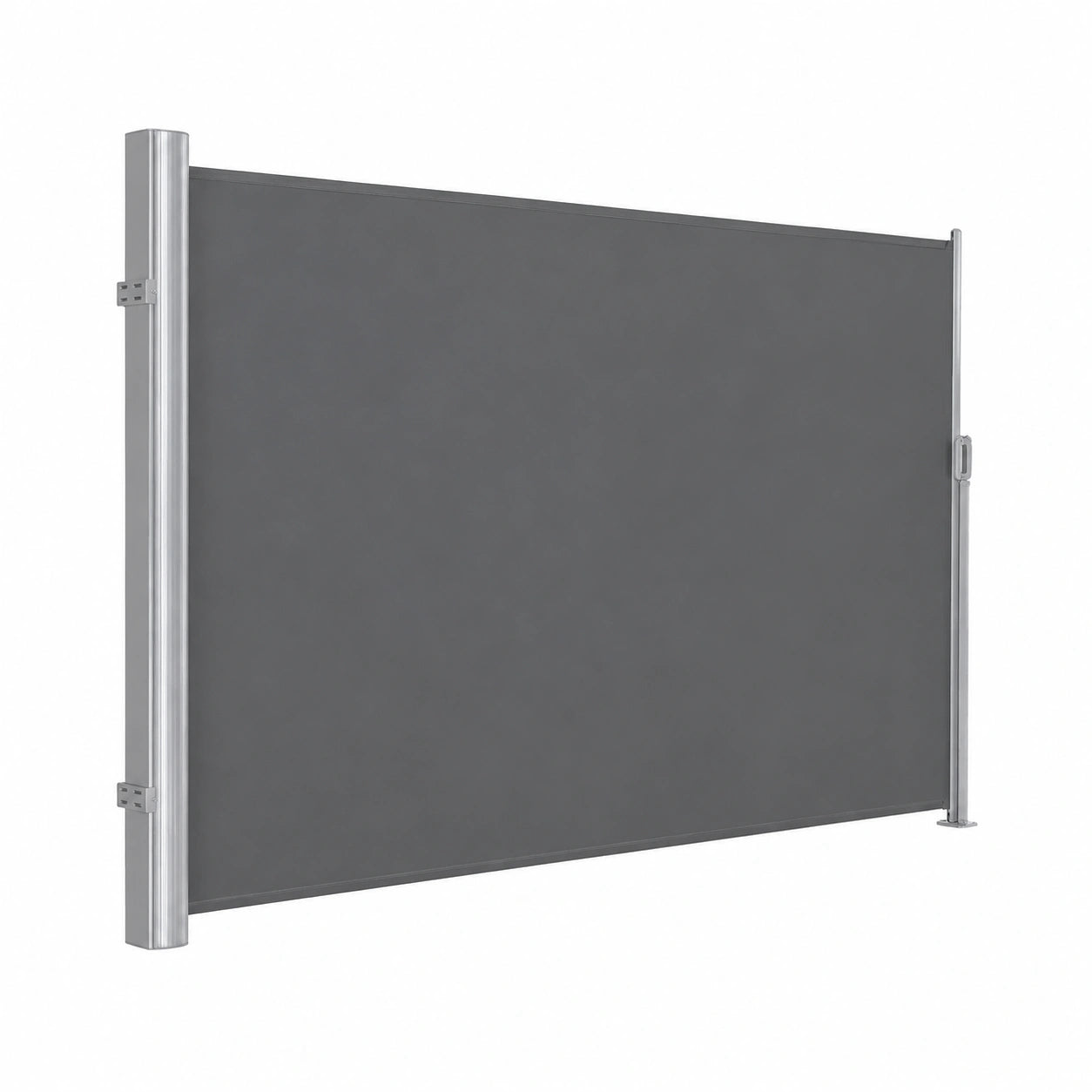 Store extérieur, en aluminium, solaire, extensible, coloris anthracite, 200 x 350 cm, pour le balcon ou la terrasse