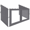 Structure d’ombrage, coloris anthracite, pour la terrasse ou le jardin