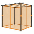Structure d’ombrage, coloris gris, pour la terrasse ou le jardin