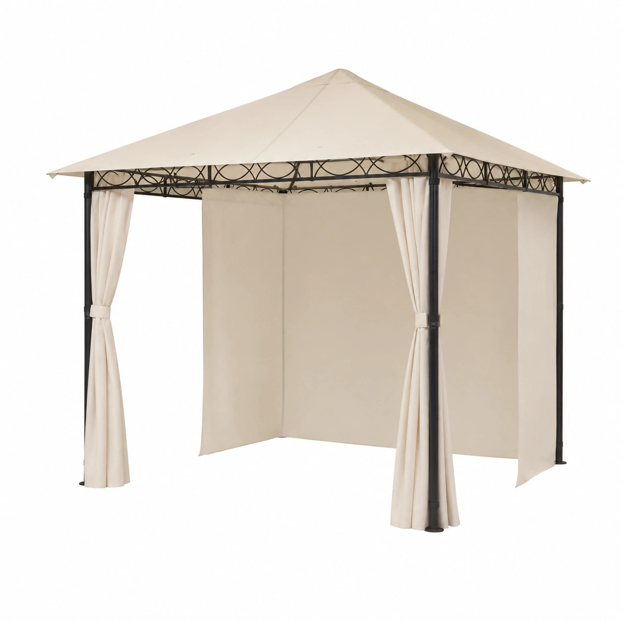Structure d’ombrage, coloris beige, pour la terrasse ou le jardin