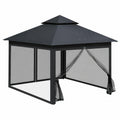 Structure d’ombrage, coloris anthracite, pour la terrasse ou le jardin