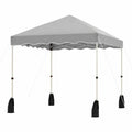 Structure d’ombrage, réglable, coloris gris, pour la terrasse ou le jardin