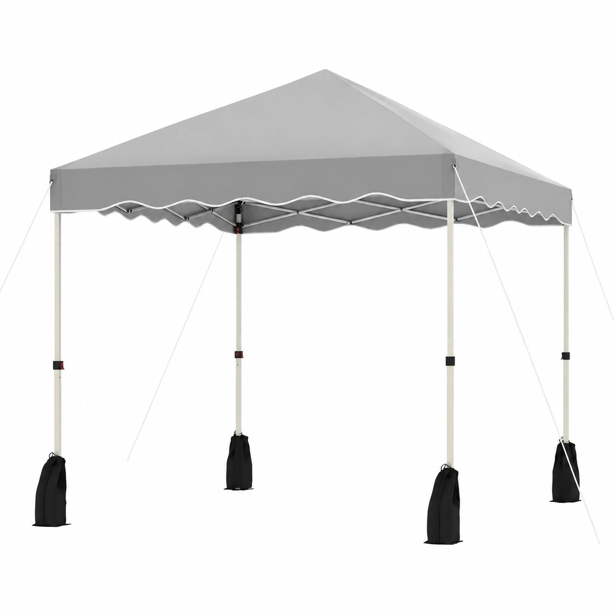 Structure d’ombrage, réglable, coloris gris, pour la terrasse ou le jardin