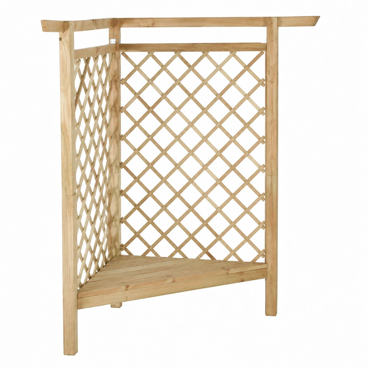 Banc de jardin, 166 x 81 x 174 cm, pour la terrasse ou le jardin