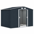 Abri de jardin, en acier, pour le jardin