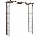 Structure d’ombrage, 187 x 40 x 198 cm, pour la terrasse ou le jardin